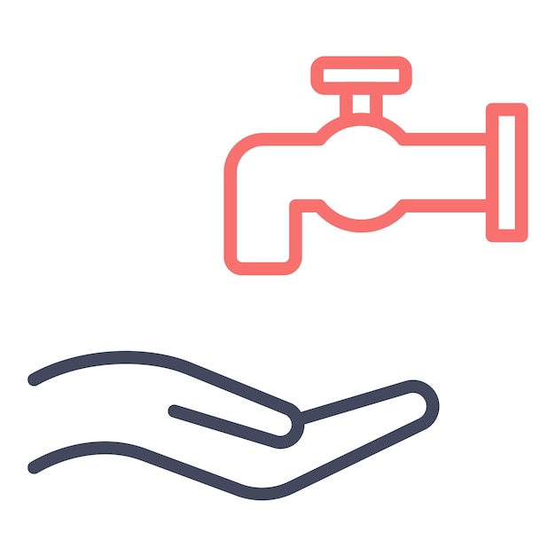 Estilo de ilustración vectorial de Wudu