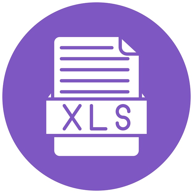 Estilo de ilustración vectorial XLS