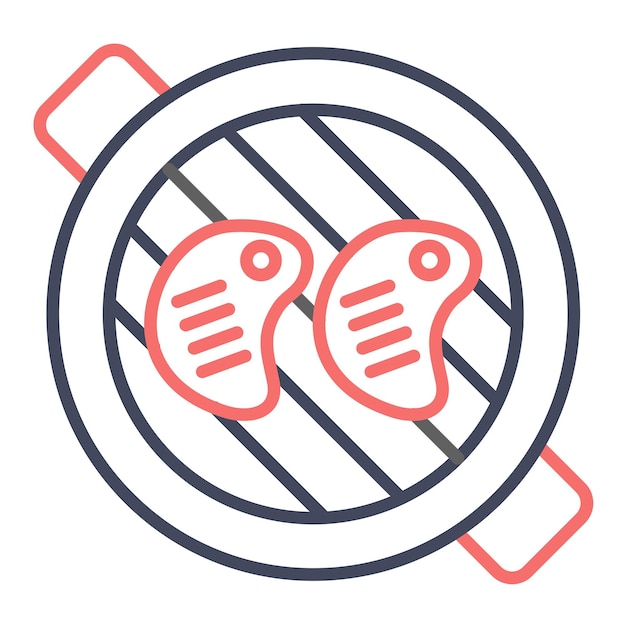 Estilo de ilustración vectorial de Yakiniku