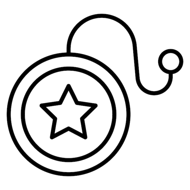 Estilo de ilustración vectorial de Yoyo