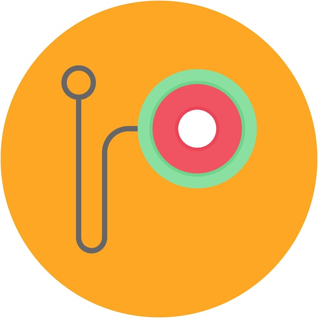 Estilo de ilustración vectorial de Yoyo