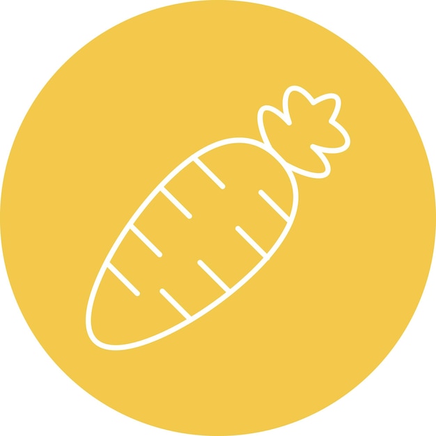 Estilo de ilustración vectorial de zanahorias