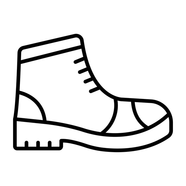 Estilo de ilustración vectorial de zapatos