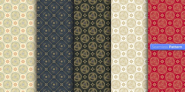 Vector estilo japonés patrón geométrico colores de fondo arte contemporáneo estilo minimal simétrico para papel tapiz envoltura textiles tela ropa recuerdos superficie vector patrón sin costuras