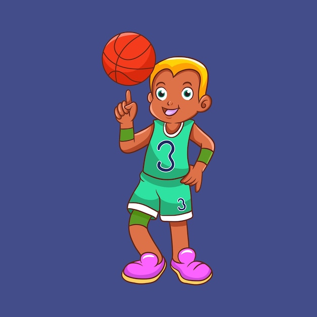 Estilo de juego de los niños en el baloncesto