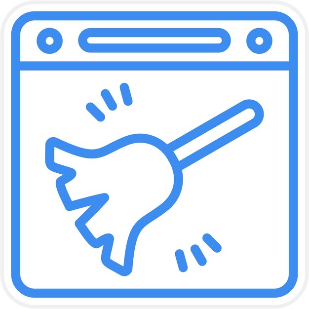 Estilo limpio del icono del navegador