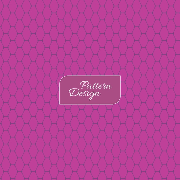Estilo de línea hexagonal de fondo púrpura