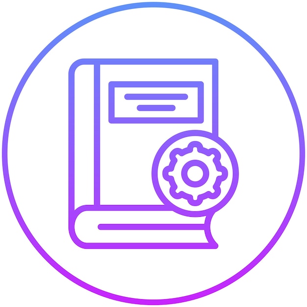 Estilo literario Ilustración del icono vectorial del conjunto de iconos de literatura
