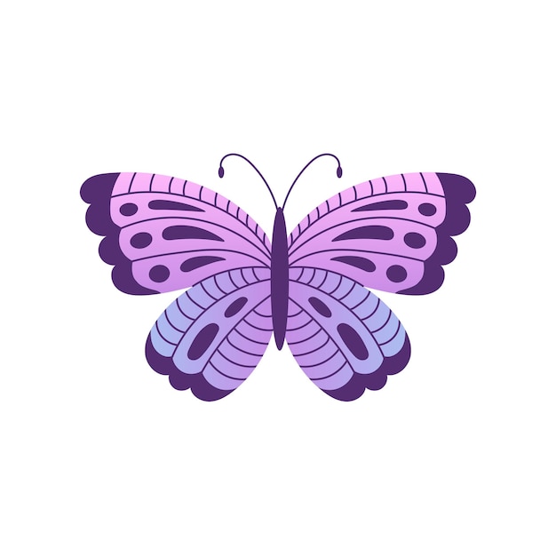 Vector estilo mariposa y2k