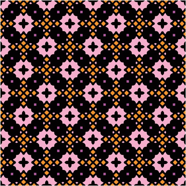 Estilo minimalista de fondo étnico de patrones sin fisuras