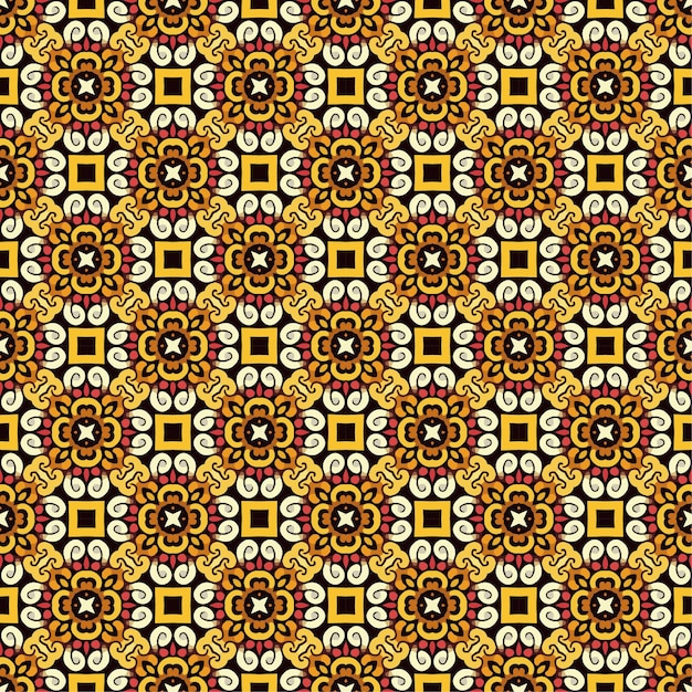 Estilo minimalista de fondo con patrón sin costuras abstracto y colorido