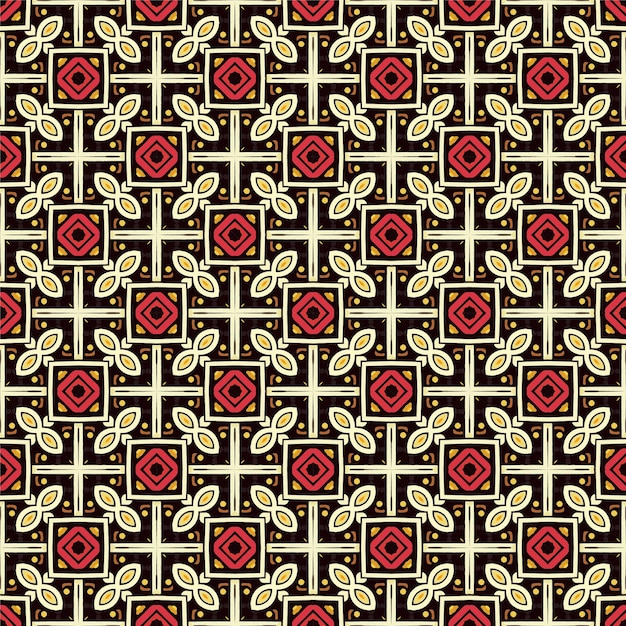 Estilo minimalista de fondo con patrón sin costuras abstracto y colorido