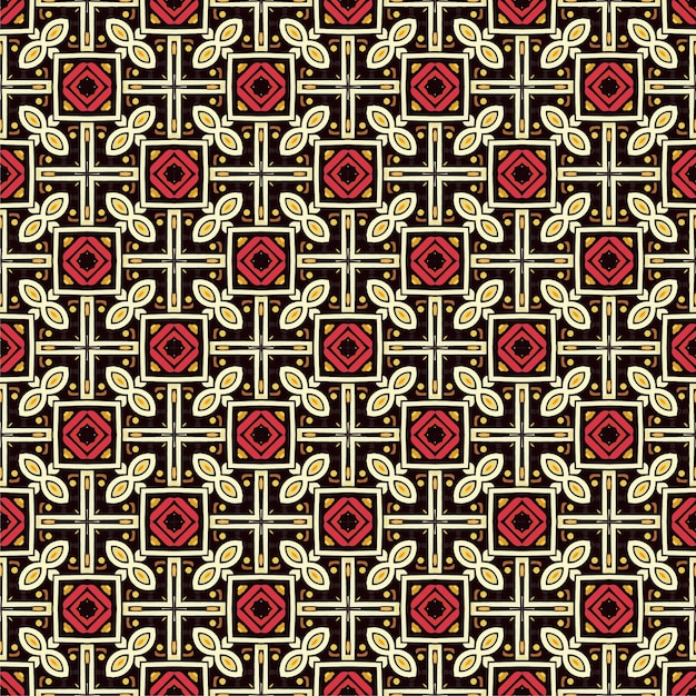Estilo minimalista de fondo con patrón sin costuras abstracto y colorido