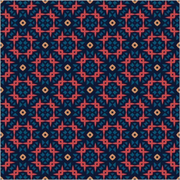 Estilo minimalista de fondo de patrón de motivo de batik asiático