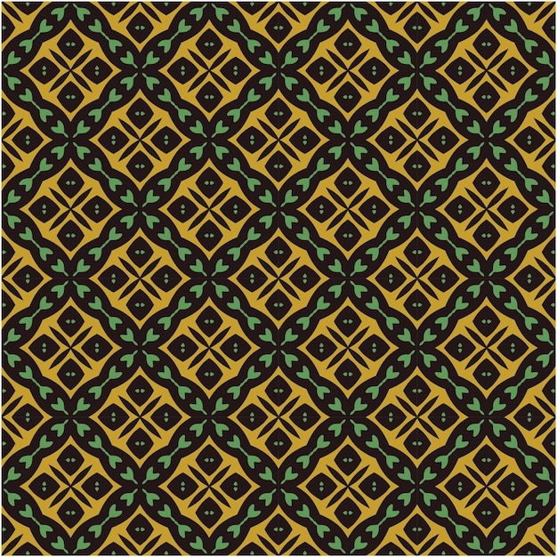 Estilo minimalista de fondo de patrón de motivo de batik asiático