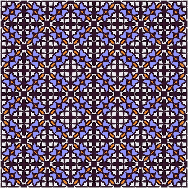 Estilo minimalista con motivos de batik de patrones sin fisuras