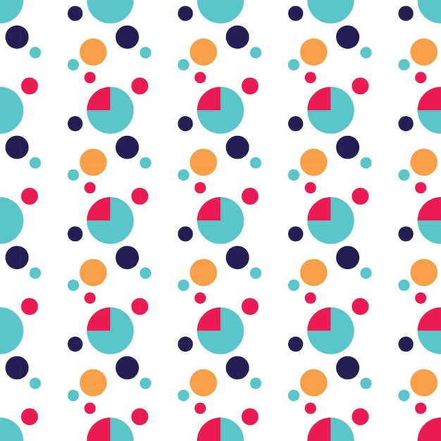 Un estilo minimalista de patrón de puntos sin costuras con texturas repetitivas vectoriales de fondo blanco