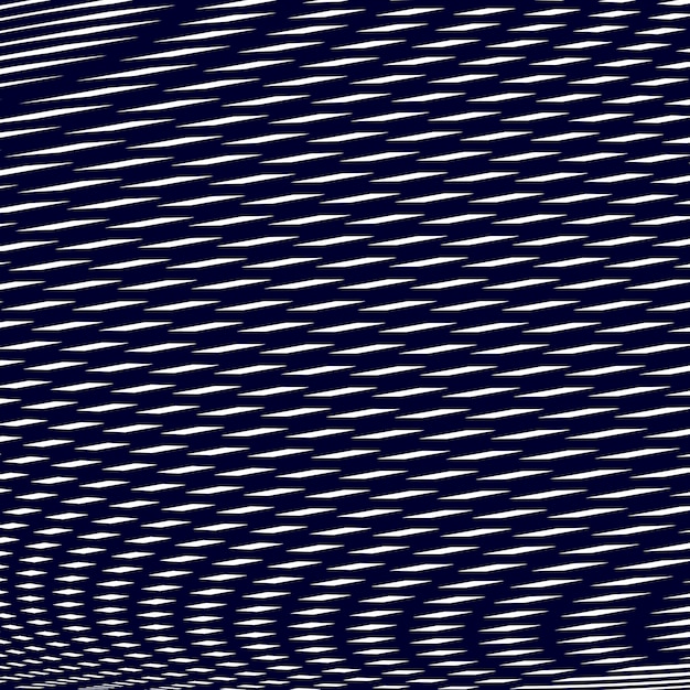 Estilo muaré, patrón de vector óptico, mosaico de efecto de movimiento. Fondo de contraste hipnótico forrado decorativo.