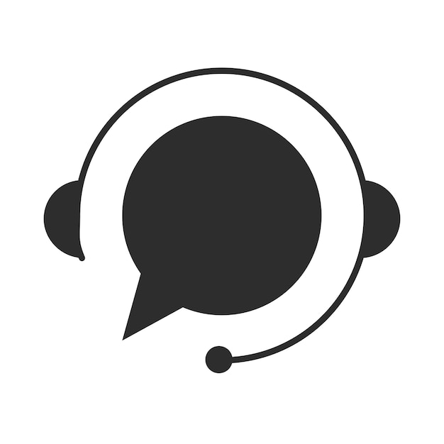 Estilo neumórfico vectorial botón de soporte de llamada del cliente para el diseño de ui