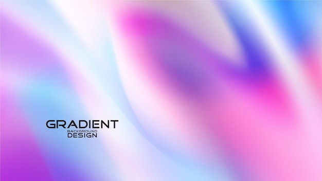 Estilo de onda con diseño de fondo de color gradiente