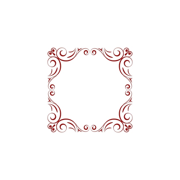 Estilo de plantilla de adorno de borde islámico