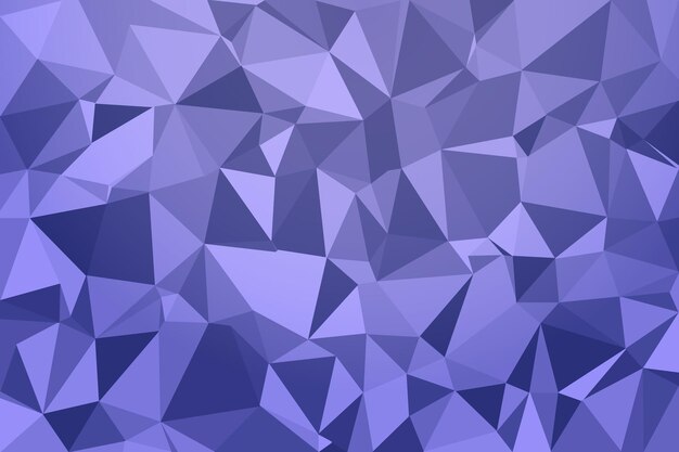 Estilo poligonal azul con estructura de cristal abstracta en forma de fondo