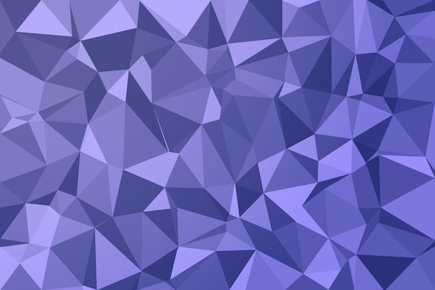 Estilo poligonal azul con estructura de cristal abstracta en forma de fondo