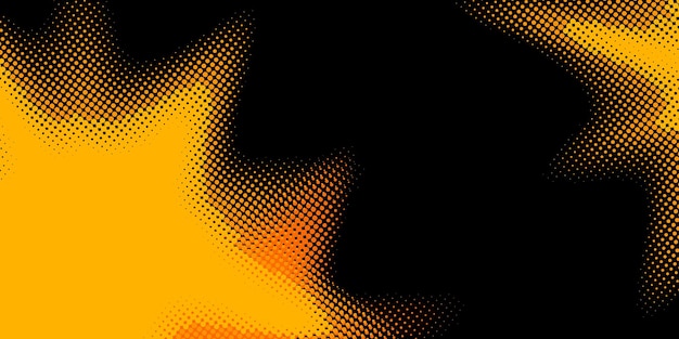 Estilo Pop Art de medio tono Patrón de estallido de estrellas Fondo de dibujos animados Efecto de luz de tono vintage Vector
