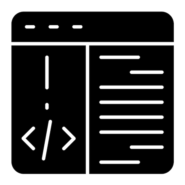 Estilo de programación de la ilustración vectorial