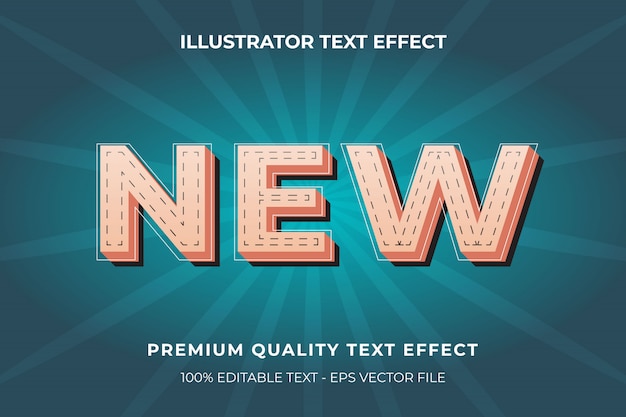 Estilo de texto en 3D Premium