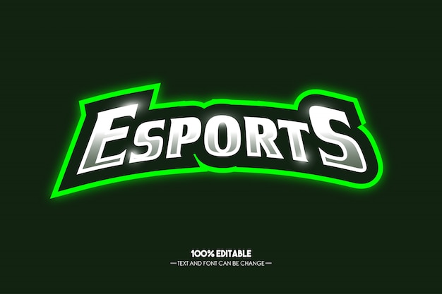 Estilo de texto de deportes editable