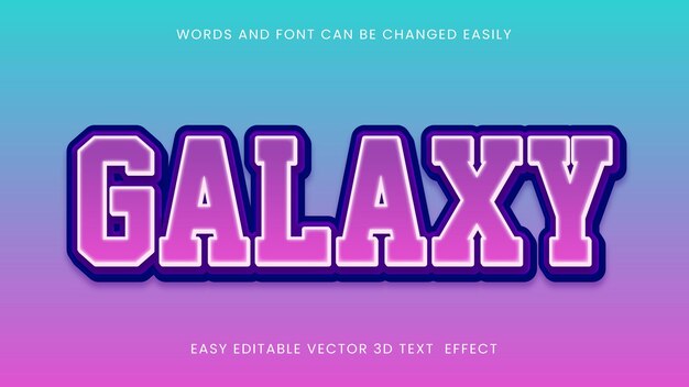 estilo de texto de galaxia