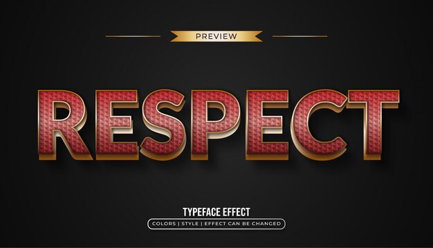 Estilo de texto en negrita roja con efecto de textura