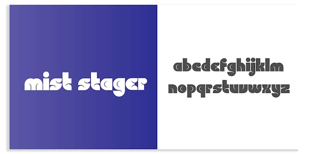 Estilo de texto vectorial moderno y de cartel editable