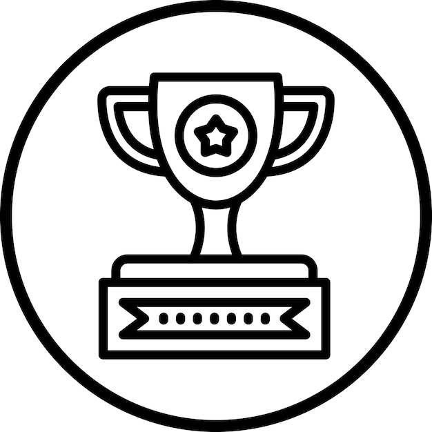 Estilo del trofeo del icono