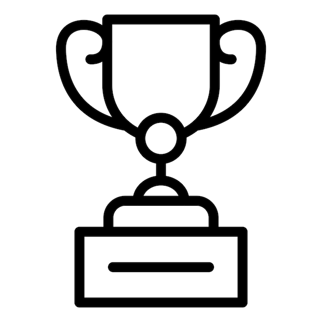 Estilo del trofeo del icono