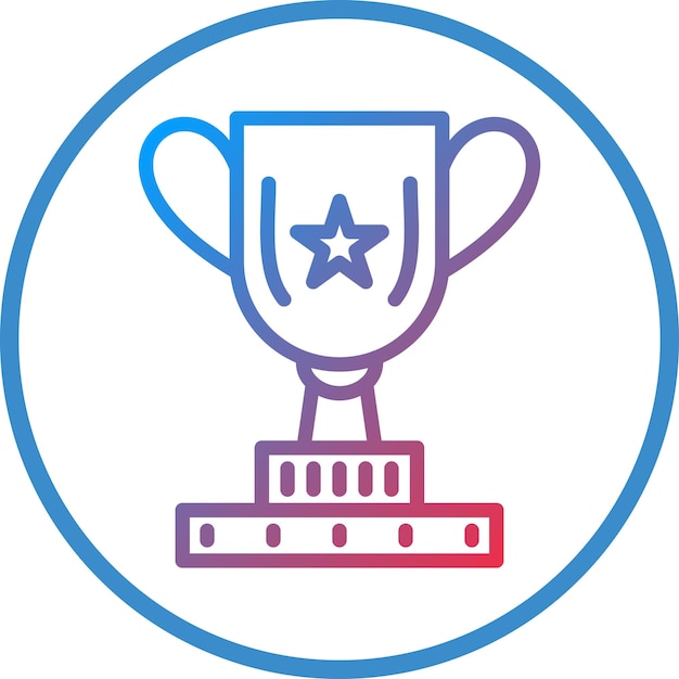 Estilo del trofeo del icono