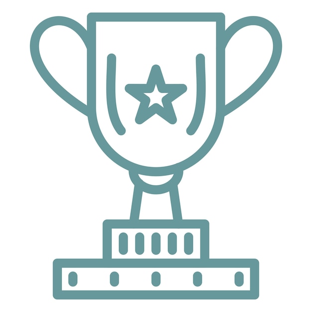 Estilo del trofeo del icono
