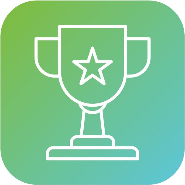 Estilo del trofeo del icono