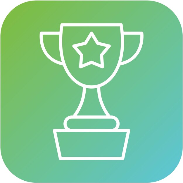 Estilo del trofeo del icono
