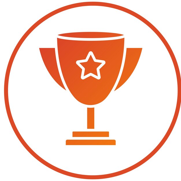 Estilo del trofeo del icono