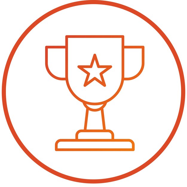 Estilo del trofeo del icono