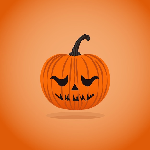 estilo de vector de calabaza de halloween