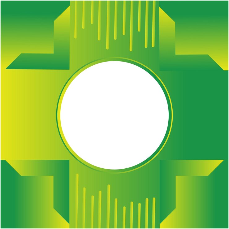 Estilo verde claro Fondo de gradiente para presentación Impresión de tarjetas de visita
