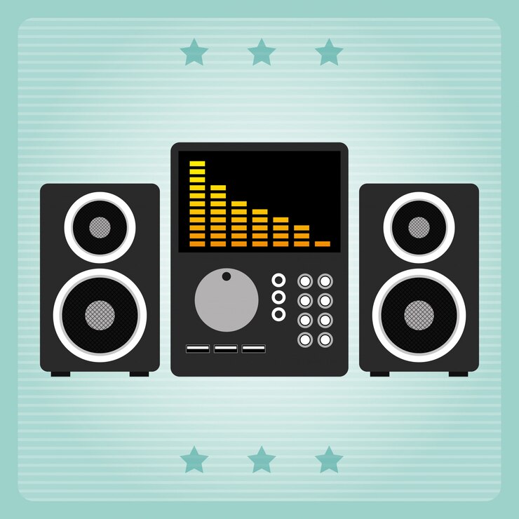 Vector estilo de vida musical