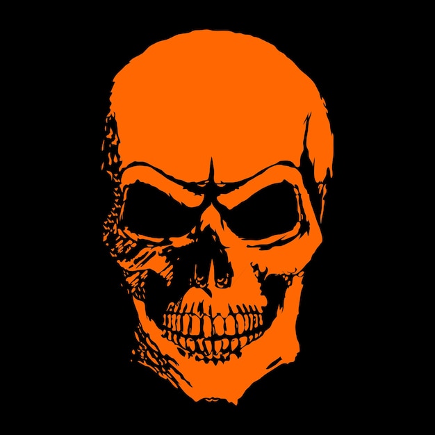 Estilo vintage de calavera. ilustración vectorial
