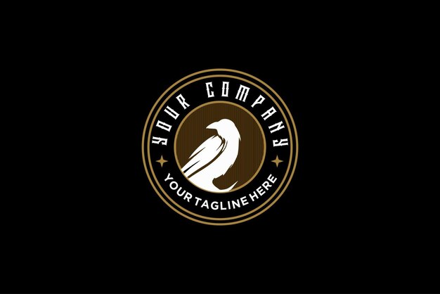 ESTILO VINTAGE DE LOGOTIPO DE MULTITUD ANTIGUA