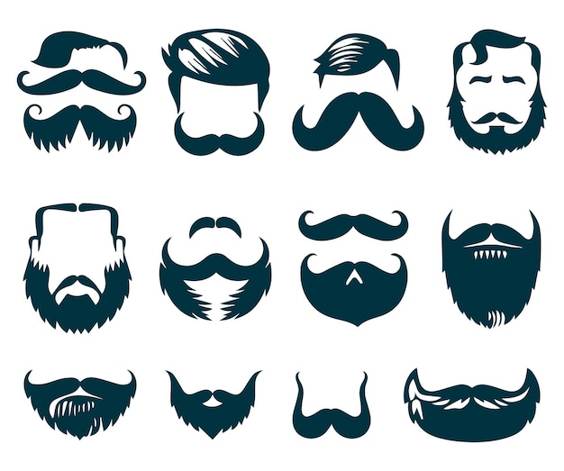 Estilos de bigote y barba