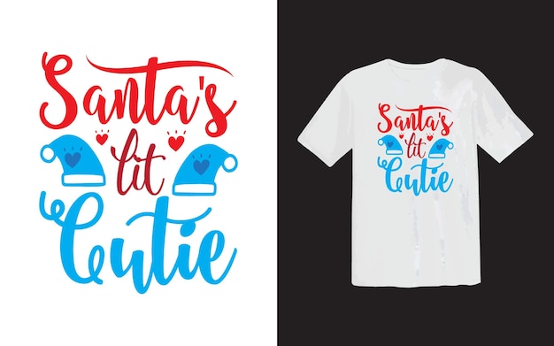 Estimado Papá Noel o galletas para Papá Noel Papá Noel o diseño de camiseta de tipografía