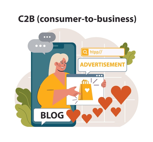 Estore y modelo de negocio de comercio electrónico cb consumidor a negocio cliente puede ofrecer productos y servicios